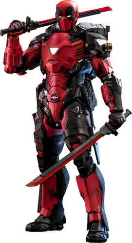 Deadpool - Armorized Deadpool 1/6th Scale Die-Cast Hot Toys Action Figure - Picture 2 of 8