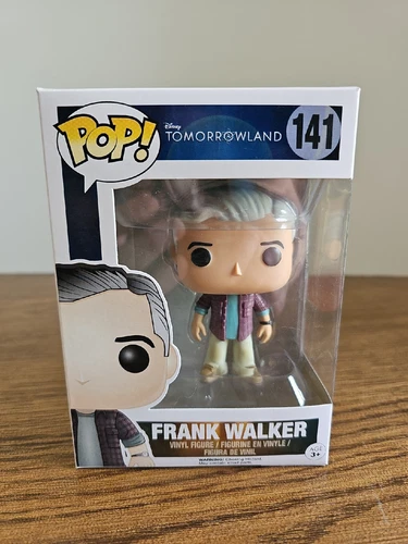 Funko POP Disney Tomorrowland  Frank Walker Action Figure #141 wear box