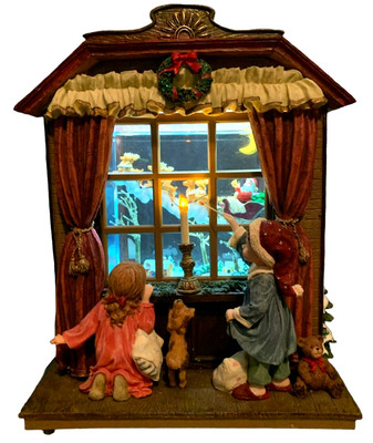 Kirkland Signature Musical Windowpane Water Globe Toy Store Snow 