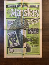 Horror Magazine/Newspaper The Monster Times 1...