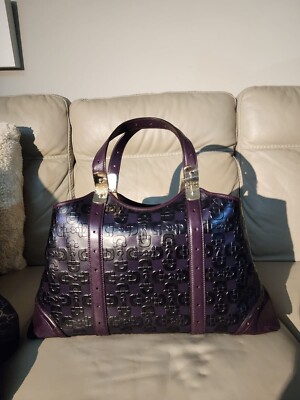 GUCCI HORSEBIT EMBOSSED LEATHER BAG RARE **FLASH SALE** 2009 VINTAGE AUTHENTIC