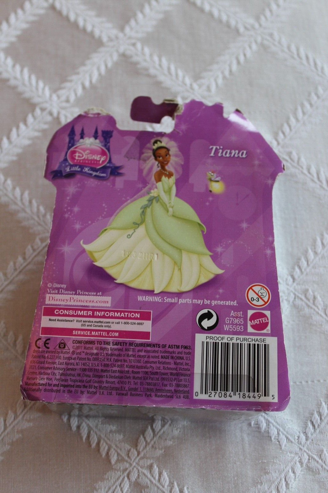Brand New Disney Princess "Little Kingdom" Tiana Miniature Doll Set
