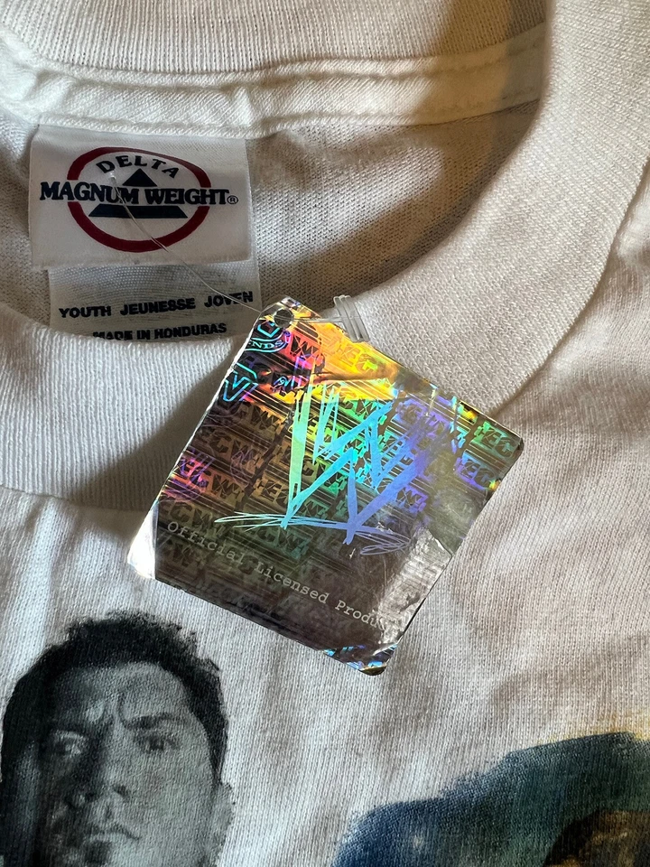 Vintage WWE RAW Rey Mysterio Kane RKO Shawn Michaels Cena T-Shirt Youth L NWT!! - Image 3 of 4