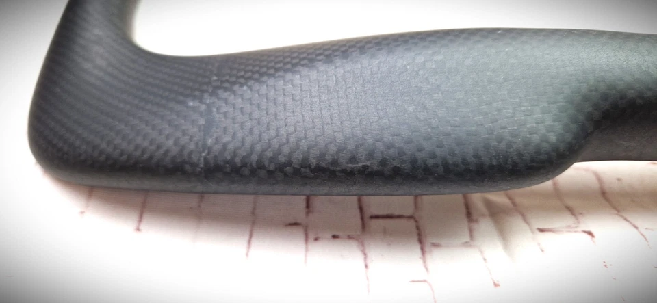 Bullhorn  420/440 carbon Triath. Fahrradlenker schwarz glänzend matt Kohlefaser - Bild 4 von 4