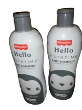 2 Fisher-Price Hello Bathtime Baby Shampoo Paraben Free Dye Free