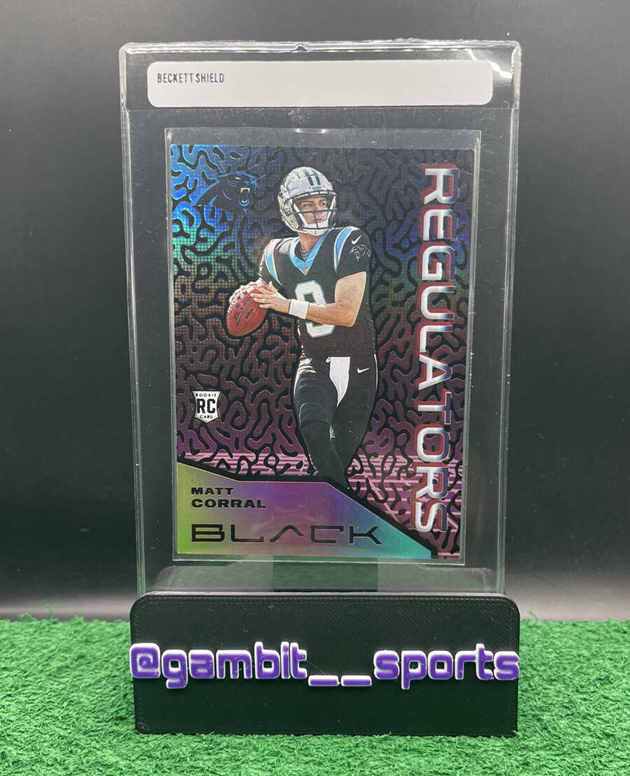 2022 Panini Black Regulators SSP Case Hit - Matt Corral #REG-21 Panthers