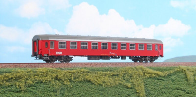 ACME 52182 UIC-Y Wagen 2. Klasse DSB Rote Lackierung