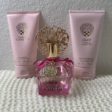 VINCE CAMUTO CIAO WOMEN PERFUME 3PC SET SPRAY 3.4 OZ + BODY CREAM SHOWER GEL