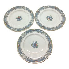 Assiette à dîner Lenox motif automne 27 cm/10,6" en os de timbre doré Chine