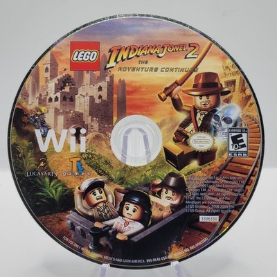 LEGO Indiana Jones 2 The Adventure Continues Wii Game Disc Only Tested Works