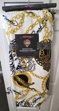 Ed Hardy Tiger Gold Chain Throw Blanket