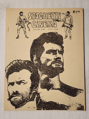Spaghetti Cinema #1 Italian Western Fanzine Magazine 1984 $3.00 Cover Price