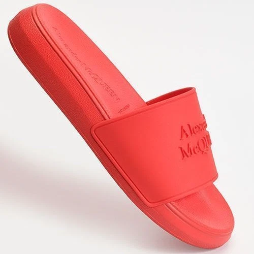 Ciabatte donna Alexander McQueen logo 666983 33718973