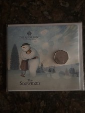 2020 The Snowman 50p Coin Royal Mint Sealed BUNC pack