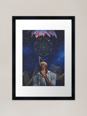 Cosmic Tumble Gerahmter Kunstdruck Gerahmtes Wandbild Poster Leinwanddruck Bild