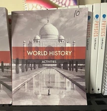 BJU Bob Jones World History Student Activities Manual (5th Ed) VERY GOOD