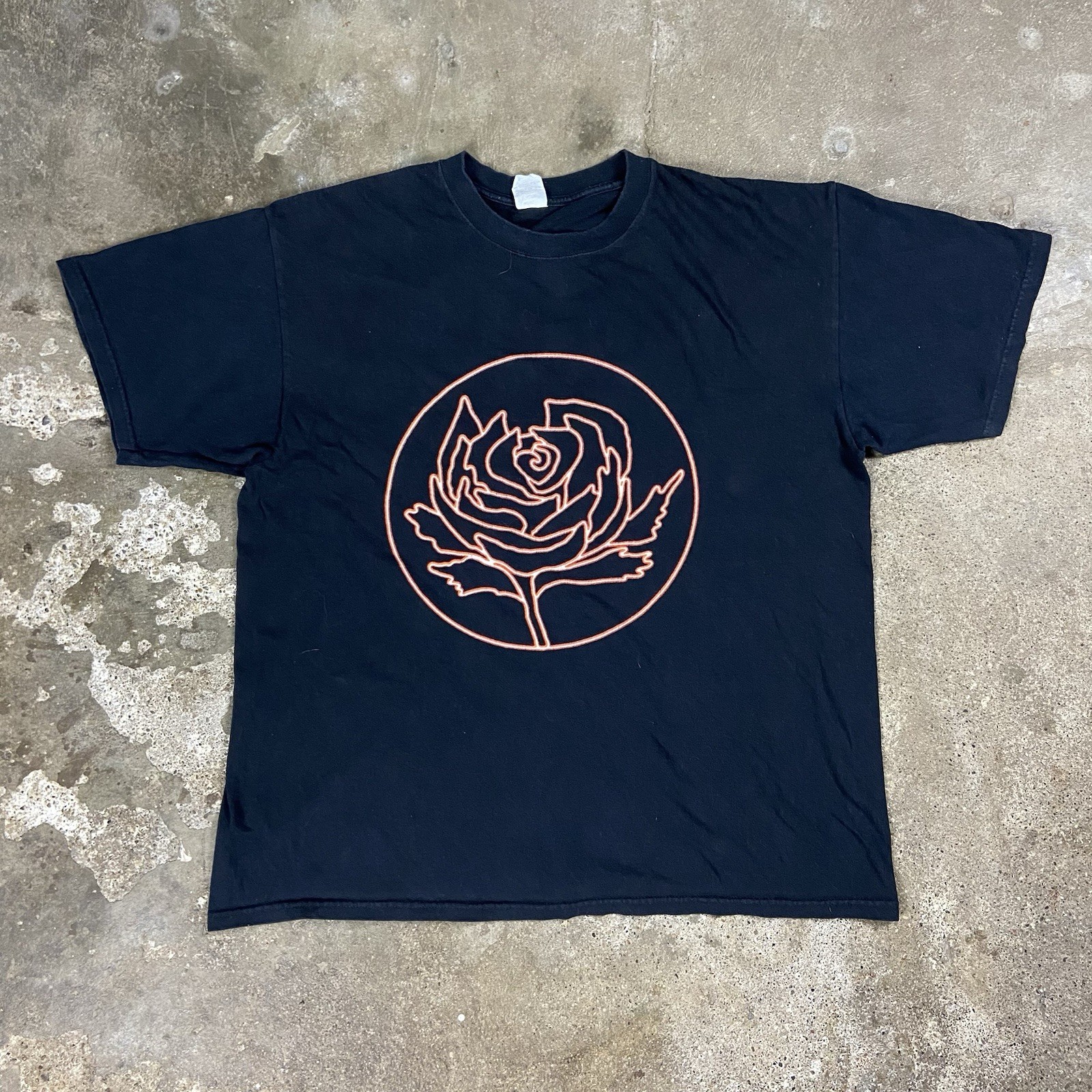 Vintage Y2K Ryan Adams And The Cardinals T-Shirt Size XL Black Cold Roses Tour