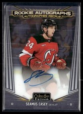 2025-26 O-Pee-Chee Platinum Rookie AUTOGRAPHS Seamus Casey