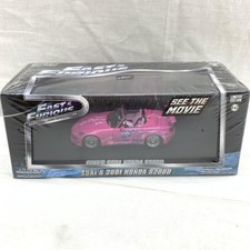 GreenLight 1/43 Fast & Furious 2 Honda S2000 Pink Diecast Car Used