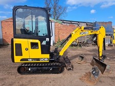 2022 JCB 16C-1 Mini Digger 1.7T Low Hours £12650 plus vat Nationwide delivery