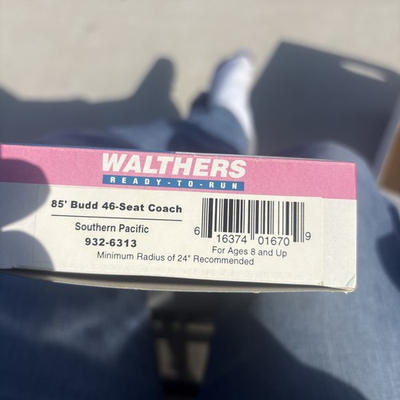 #ad Walter’s Budd 46 seat Coach Southern Pacific 932 6313 $40.99