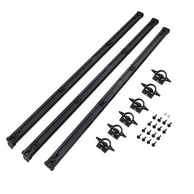 Trail Rail System Truck Bed Tie Down Rail Compatible with 2020-2025 Jeep Glad...