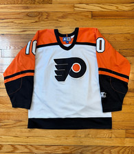 Vintage Philadelphia Flyers John LeClair Jersey Size Large Starter NHL