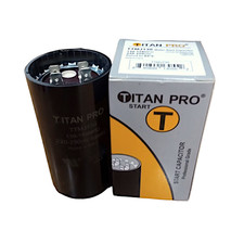 Titan Pro TTMJ130 Motor Start Capacitor 130-158 MFD UF / 220-250 VAC
