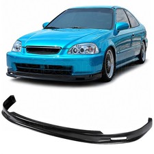 Front Bumper Lip Spoiler For 96-98 Honda Civic 2dr 3dr 4dr Black Pu Mu Mugen Front Bumper Lip Spoiler For 96-98 Honda Civic 2dr 3dr 4dr Black Pu Mu Mugen