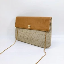 Christian Dior leather Shoulder bag Vintage Authentic From Japan