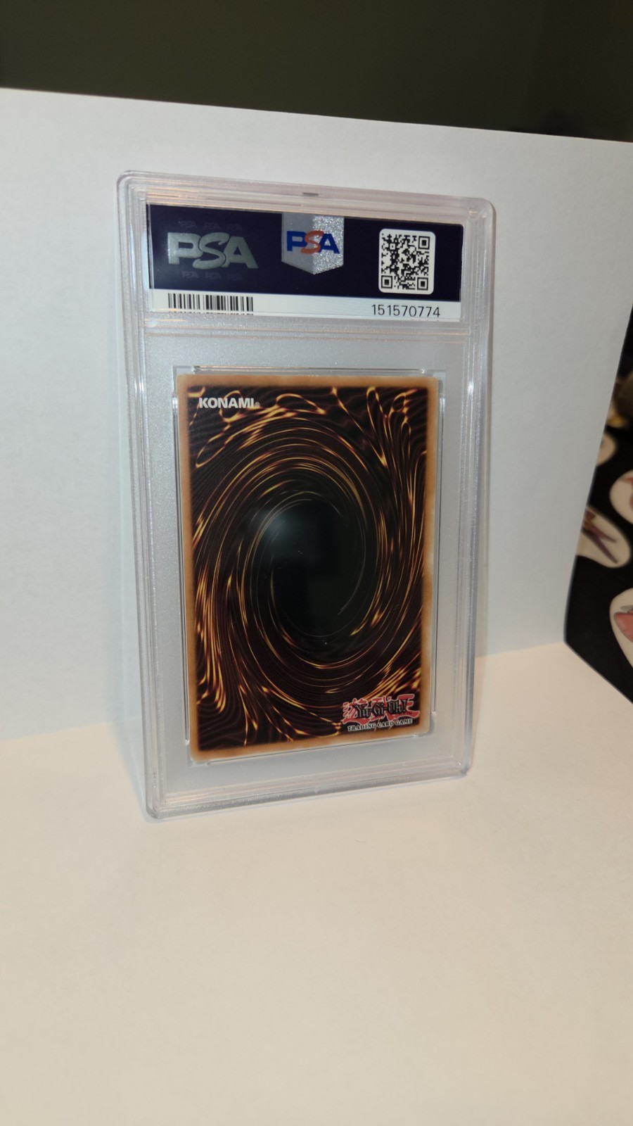 YUGIOH LD10-EN000 SALAMANGREAT SUNLIGHT WOLF GHOST RARE PSA 8 NM-MT #90979951 view 5