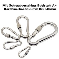 Karabiner mit Sicherheitsmutter Sicherheitssc...