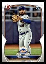 Jose Peroza 2023 Bowman Prospect 1ST RC #BP-149 New York Mets ROOKIE FREE SHIP
