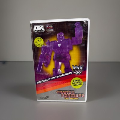 Super7 Transformers The Movie VHS Box Reformatting Megatron 8  action figure