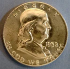 1958-D Franklin Half Dollar Brilliant Uncirculated