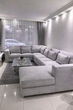 Luxury | Alan U-shape sofa | Chaise End | Full Back | Left & Right Hand
