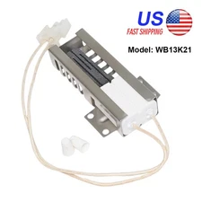 GEIparts WB13K21 Flat Igniter Replacement Part For GE Oven Range (SI-M001)