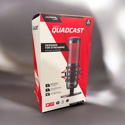 HyperX Quadcast Condenser Microphone - Black