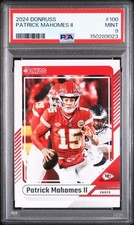 2024 Panini Donruss PATRICK MAHOMES II #100 PSA 9 MINT 😎