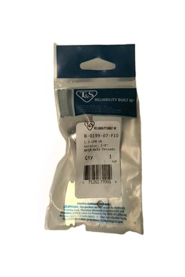 T & S  1.0 GPM VR Aerator, 3/8'' NPSM Male Threads B-0199-07-F10 
