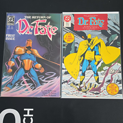 DC Comics Doctor Fate #1 (1987) & Return of Dr. Fate #1 (1988) 2 Comic Lot