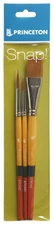 Princeton Snap! Brush Set 3/Pkg-Round 4, Round 6, Stroke 3/4"