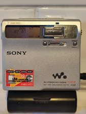 Sony Minidisk MZ-N1 Type-R Portable Walkman, 12 Discs & Case Working