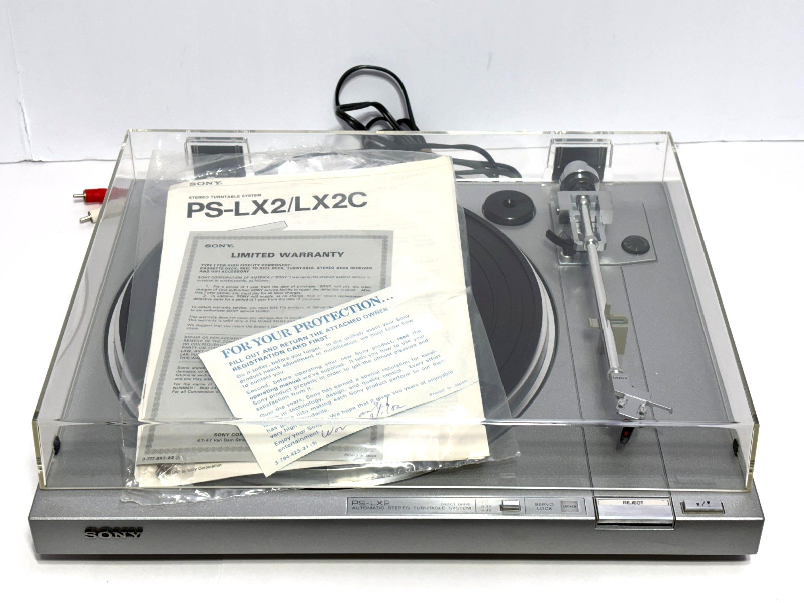 Sony ps-lx2 vintage audio equipment - eBay listing photo 3