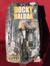Rocky Balboa MICHAEL BUFFER Ring Announcer 2006 Jakks Pacific Action Figure NEW