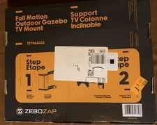 ZeboZap ZZTVA2022 DIY NO Drill Full Motion Gazebo TV Mount | Patio TV Mount |...