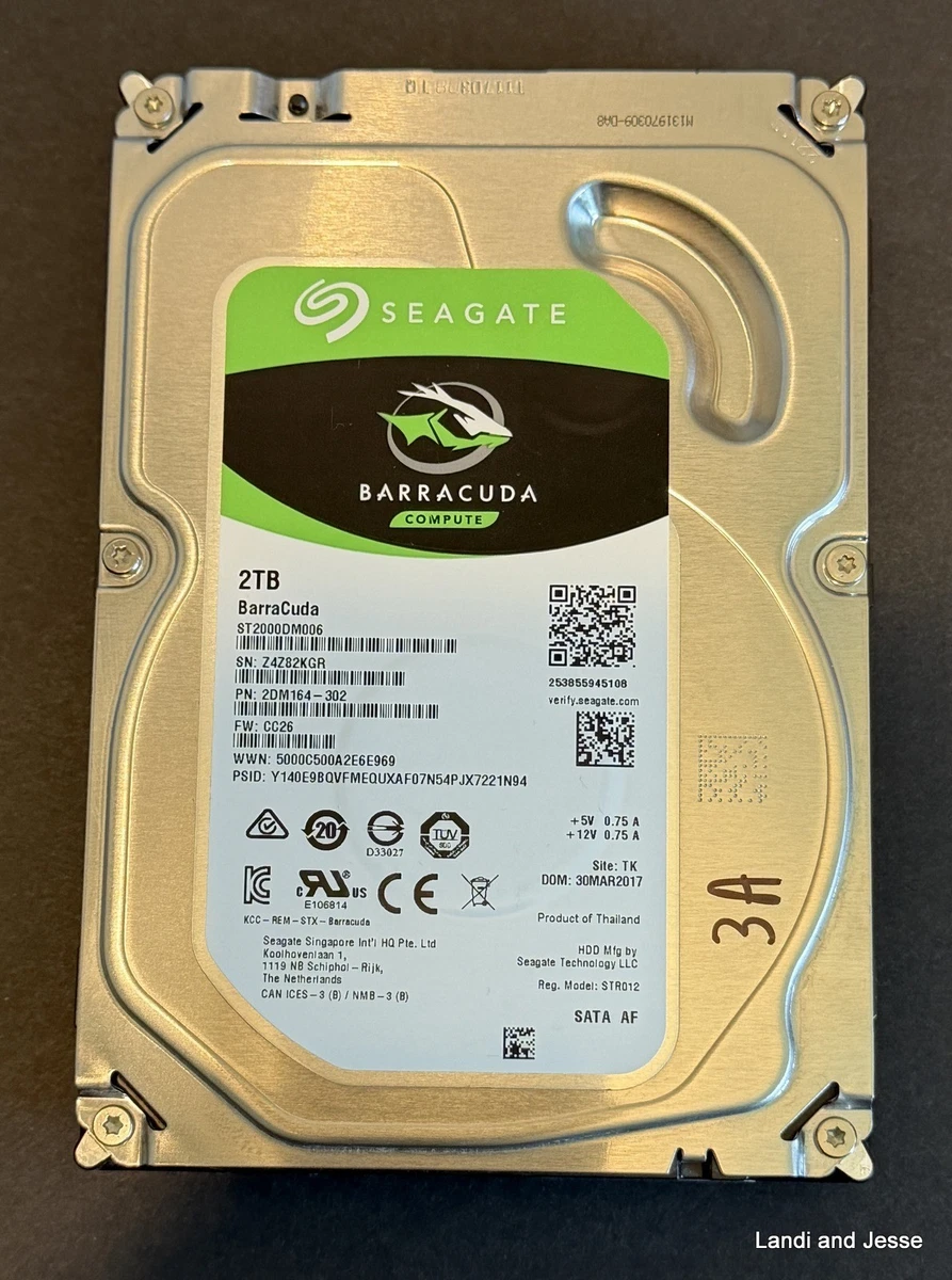 Seagate Barracuda St2000dm001 2tb for sale | eBay