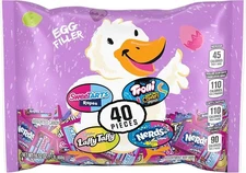 (Free Duty Tax) SweeTARTS, Trolli, Laffy Taffy & Nerds Egg Filler Variety Ba