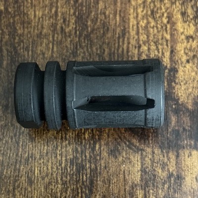Generic Black Steel Rifle Muzzle Brake Device with Crush Washer for Rifles