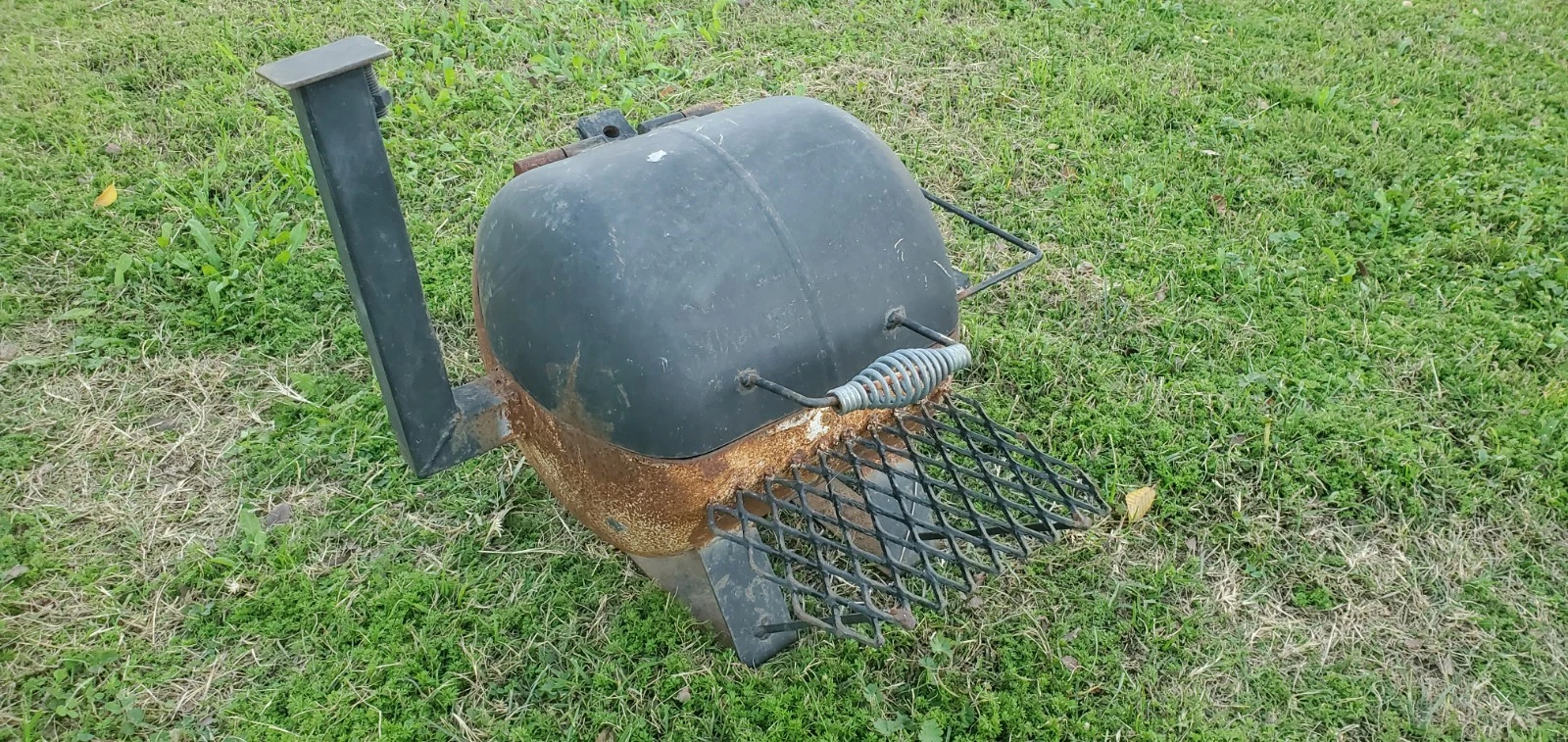 Custom Handmade Welded Propane Tank BBQ Hibachi Grill Small Portable DURABLE